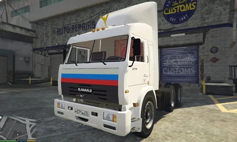 КамАЗ-54115 в GTA 5 — скриншот автора мода