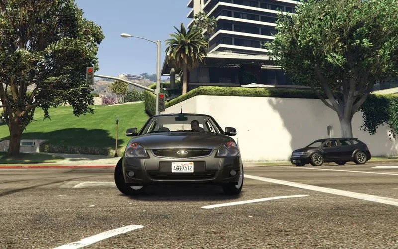 Lada Priora в GTA 5 — скриншот автора мода