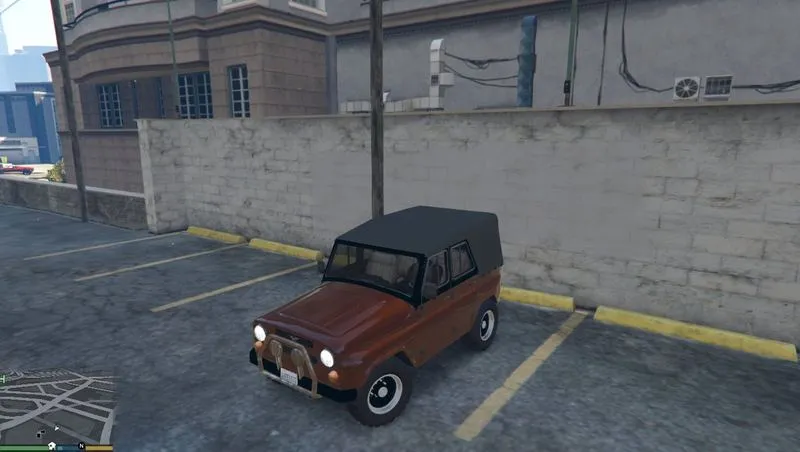 УАЗ-469 и УАЗ-3159 в GTA 5 — скриншот автора мода